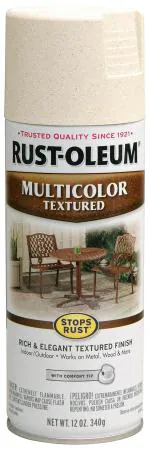Rust-Oleum STOPS RUST 239121 Multi-Color Textured Spray Paint CARIBBEAN SAND, 340 grams