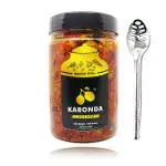 Homemade Rajasthani Karonda Achaar & Spoon | Spicy & Tangy Carissa Carandas Pickle (500 Grams)