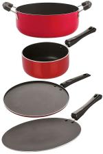 Nirlon 4 pcs of Non-stick PFOA Free Kitchen Utensils Combo Set with Bakelite Handle