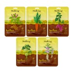 Jeju Root face sheet mask combo for skin Lightening & Calming, women & men, pack of 5