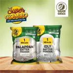 Grain N Grace food ingredients 1Minute Palappam, Dosa Batter Powder Combo