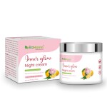 The Eco Mama Inner Glow Night Cream (100GM) fights Repairs Sun damaged spots, Skin Radiance| Vegan