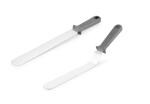 Shapes Silver Stainless Steel Slimline Spatula And Offset Spatula (Combo Of 2)