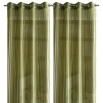 Jiyansh Decor Tissue net Transparent Curtains I Premium Screens for Home Office I Parda for LivingRoom,Bedroom Set of 2 (Size- 7 feet) Green