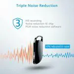 V.T.I Spy Key chain Voice Recorder Digital | Inbuilt 32 GB Memory | HD 4k Voice Activated Recording Device Hidden with Triple Noise Reduction 32 GB Voice Recorder