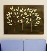 vedas Sol Tree on Board Wall Decor Hanging & Wall Mounted Sculpture Home Decor