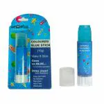 Scoobies Coloured Glue Stick (Blue) - 15 grams | With Child-Safe Cap | Non-Toxic & Waterproof