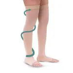 Sorgen Classique (Lycra) Medical Compression Stockings For Varicose Veins Class 2 Thigh Length (Medium)