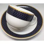 LAOPALA Bone China (Multicolor, Cup and Saucer Set)