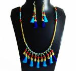 JAYA VISION ENTERPRISES Tassels & Plain Glass Beads Necklace