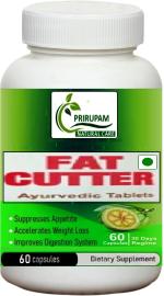 Prirupam FAT CUTTER AYURVRDICE CAPSULES FAT LOSS -60 CAPS (Pack of 1)