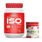 B2 Nutrition Strawberry ISO Pro 1 kg with Pre Workout Mango