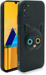 Aviaaz Samsung Galaxy M02s Black Back Cover