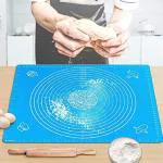 ShopiMoz Rolling Mat Silicone Baking Mat Fondant Mat Sheet Chapati