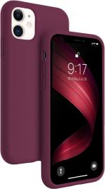 Kolorfame Back Cover For Iphone 11 (Maroon, Camera Bump Protector, Pack Of: 1)