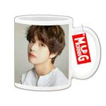 Mug Morning ceramic BTS V Close Up Coffee Mug (White)