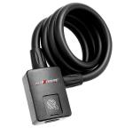 AllExtreme Bluetooth Bike Fingerprint Padlock Lock Cable with APP Open, Remote, Waterproof 1M Anti-Theft Unlock for Outdoor Bicycle, Mountain Bike, Motorcycles, Scooters