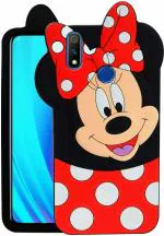 AmericHome Realme 3, Model RMX1825, RMX1821, 1821 Red Rubber Flexible Mobile Back Cover