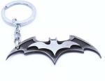 Blue Aura Optimus Traders Silver Metal Superhero Movie Batman The Dark Knight Dawn Of Justice Wings Logo 3D 8Cm Key Chain