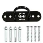 MAPACHE Battle Rope Clamp for Effective Strength Exercises, Wall/Ceiling Mount Anchor Hooks, Battle Rope Anchor Hooks, Home Gym Strength Training Equipments