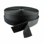 Pmw - Velcro - Black - Hook & Loop Tape Fastner (25 Mtr Hook + 25 Mtr Loop) - 1 Inch Diameter