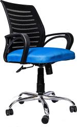 Trendly Proxima Study Chair/ visitors chair Mesh Office Arm Chair (Blue, DIY(Do-It-Yourself)
