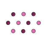 Comet Busters Beautiful Handcrafted Pink Glitter Shimmer Bindis (6mm) (BIN1966) Pack of 1
