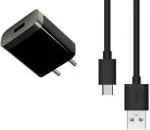 Webilla Wall Charger Accessory Combo For Oppo A16 (Black)