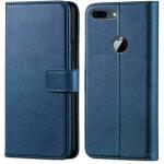 Slugabed Flip Cover for Apple iPhone 7 Plus | Magnetic Closurer| PU Leather Magnetic Wallet Back Cover Case (Blue)