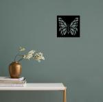 Vah Black Wooden Butterfly Wall Art Decor Hanging Home Office