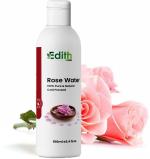 Edith Naturals Rose Water Toner Formulated with Rose De Mai & Vitamin B5 Men & Women Men & Women (100 ml)
