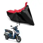 KEDIT New Hero Xoom Universal Motorcycle Bike/Scooty Two Wheeler Safety Full Body Cover Hero Xoom Red Black Colour KK-237