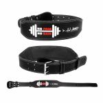 JJ JONEX Unisex Weightlifting No Pain No Gain Gym Belt for Fitness Workout | Stabilized Support |Lightweight Design, (Fits 28- 32 inches)(MYC) Medium