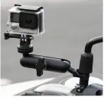 Tech Gear 360 degree Hero Bike Mirror Mount Aluminium Stand - Compatible with hero 12/11/10/9/8/7 SJCAM , Insta 360 ONE R , Osmo Action 3 & 4 - Dual mounting options