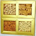 ChastityDry Fruits Gift Pack of Cashew Almond walnuts Pista 400 g