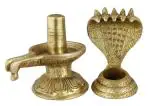 ARTVARKO Brass Shivling Idol - 6 inch