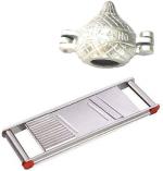 Urban Buy Multicolor Aluminium Modak And Jumbo Slicer Kitchen Tool Set 2 Pc