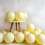 Party Anthem Yellow Pastel Macaron 12 Balloons 50, Pack