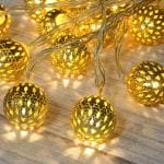 AMFIN Lights Balls , Decoration Balls Light , Diwali Lights , Christmas Tree Balls , Balls Lights decoration , Led Lights Balls - Pack of 1