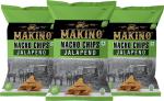 Makino Nacho Chips Jalapeno Flavour, 450 Gm (Pack Of 3)