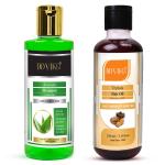 Doviko Aloe Vera Shampoo and Trifla Hair Oil - Pack of 2