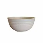 Irida Naturals Unbreakable Wheat Straw Serving Bowl - 6 Inch(Sofe beige)Eco-Friendly Microwave Safe Bowl,Dish Washer,Salad Bowl,Mixing Bowl Ideal For Snacks,Rice,Salad&Noodles,300 ML
