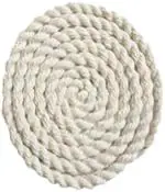 Agnirva White Cotton Akhand Jyot Batti Long Wicks For Akhand Jyot, Diya Batti (Pack Of 12)