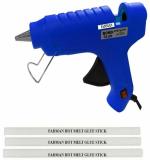 Fadman 40 W On Off Switch Indicator Standard Temperature Corded Glue Gun With 3 Glue Sticks, 11 Mm