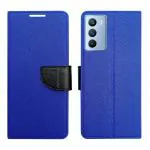 A D Enterprises Blue MRC Flip Cover for IQOO 9SE 5G | Magnetic Case | Shock Absorbent | Flip Cover IQOO 9SE 5G