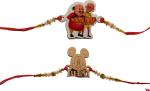 Kavim Kids Rakhi (3D Motu Patlu & Bhai kids Rakhi 2 Set)