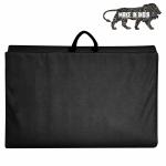 FirstFit Premium 10MM PU Leather Yoga Mat, Extra Thick Yoga Mat for Exercise, Fitness & Meditation with Carrying Strap for Men & Women - Size (69 x 24 Inch)