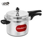 Blueberry's 5 Liter Aluminium Pressure Cooker, ISI Certified,Gas Stove Compatible [ ELEGANT5L]