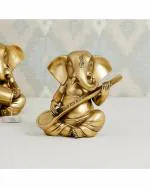 Beckon Venture - Gold Handcrafted Lord Ganesha Idols For Home Decor