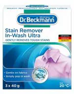 Dr. Beckmann Stain Remover In-Wash Ultra 3x40g (120g) Gently Removes Tough Stains